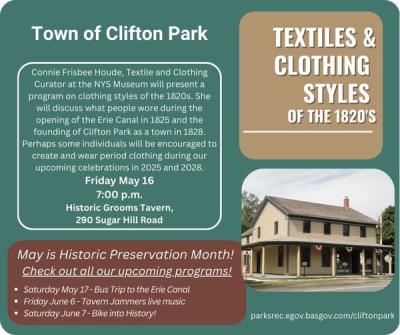 Textiles and Clothing Styles of the 1820s